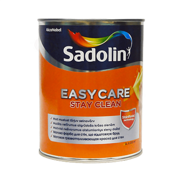 Краска грязеотталкивающая акриловая Sadolin EasyCare, 1 л, белый 1910331560 фото