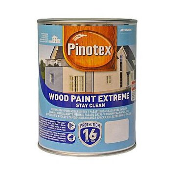 Краска на водной основе Pinotex Wood Paint Extreme, 1 л, белый, матовый 67869 фото