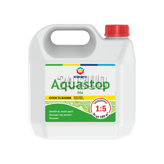 Антипліснява Eskaro Aquastop Bio, 1 л, безбарвний 31945 фото