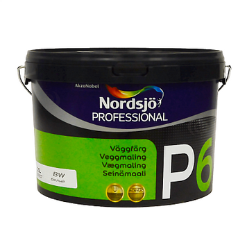 Краска акриловая для стен и потолкa Sadolin Professional P6, 2,5 л, белый 4018631555 фото