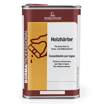 Засіб для відновлення твердості деревини WOOD HARDENER, 1 л, безбарвний, напівглянсовий 8784532690 фото