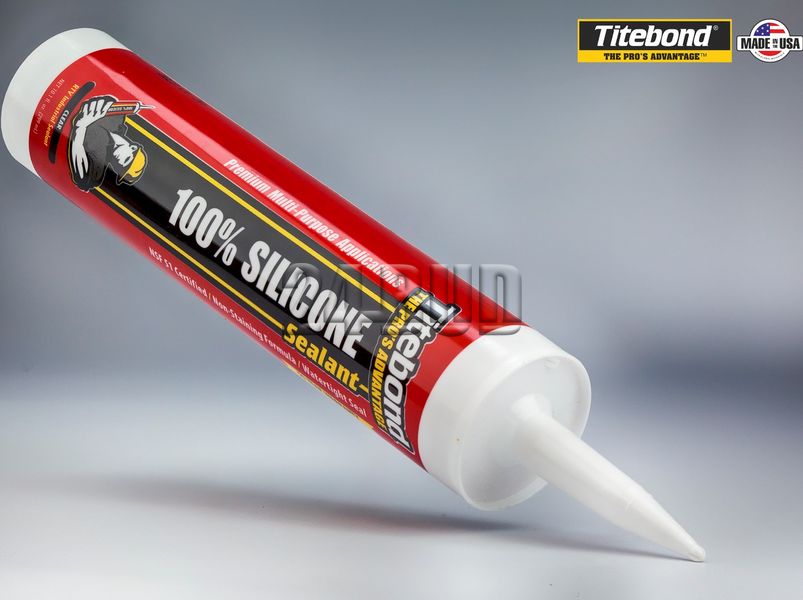 Герметик силіконовий Titebond 100% Silicone Sealant, 0,3 л 41748 фото