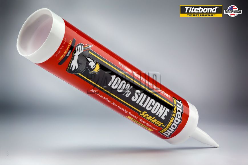 Герметик силиконовый Titebond 100% Silicone Sealant, 0,3 л 41748 фото