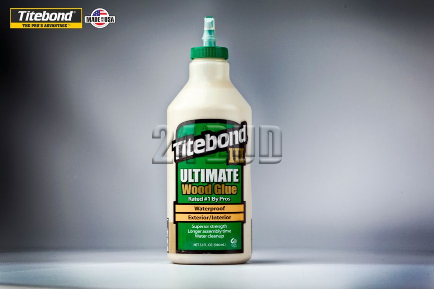 Клей для дерева Titebond III Ultimate Wood Glue, 118 мл, светло-коричневый 606842630 фото