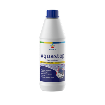 Грунтовка гідроізоляційна Eskaro AQUASTOP Hydro Primer, 1 л, безбарвний, напівматовий 3419731815 фото