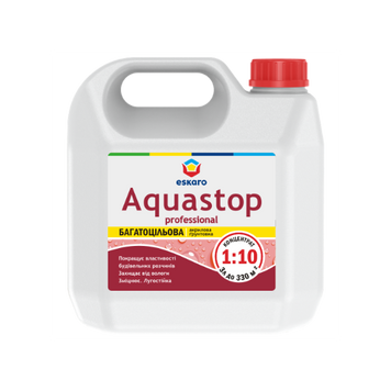 Грунт-концентрат укрепляющий Eskaro Aquastop Professional, 0,5 л, розовый, матовый 43274 фото