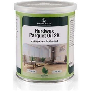 Масло паркетное Borma Wachs Hardwax Parquet Oil 2k, 1 л, бесцветный 6152932722 фото