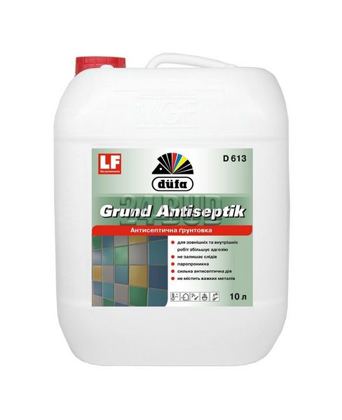 Грунтовка антисептична Dufa Grund Antiseptik D613, 1 л, прозорий 648864989 фото