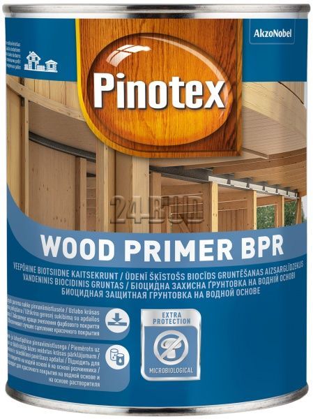 Грунтовка для дерева Pinotex Wood Primer BPR, 1 л, бесцветный 190397 фото