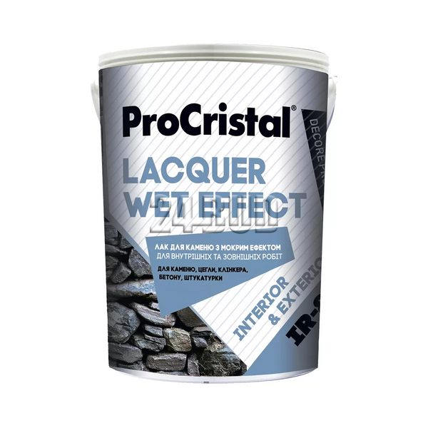 Лак для камня мокрый эффект ProCristal Lacquer Wet Effect IР-83, 0,7 кг 42387 фото