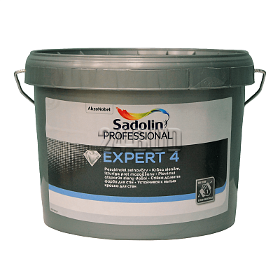 Фарба для обробки стін та стель Sadolin Expert 4, 2,5 л, білий 3415742784 фото