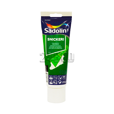 Шпаклевка для дерева Sadolin SNICKERI, 0,37 л, белый 350296061 фото