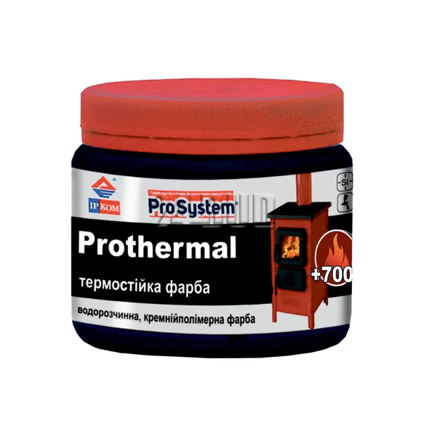 Краска ИРКОМ Prothermal, 0,35 л, графитовый 1717810833 фото