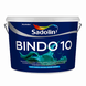 Краска моющаяся белая матовая для стен и потолков Sadolin Bindo 10, 2,5 л, белый 1716140637 фото 1