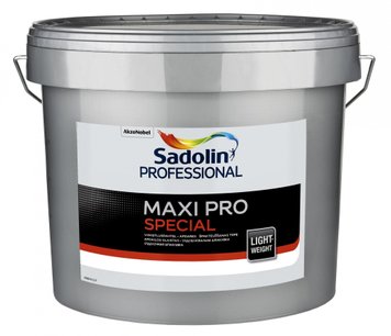 Шпаклёвка Sadolin MAXI PRO SPECIAL, 10 л, светло-серый 2879931587 фото