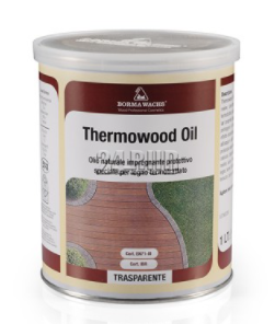 Масло для термодревесины Borma Wachs Termowood Oil, 1 л, колорирование 39468 фото