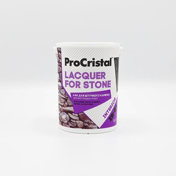 Лак для штучного каменю ProCristal Lacquer For Stone IР-81, 0,7 л, безбарвний 00101350 фото