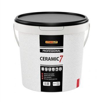 Матовая краска для стен и потолков Stimelit CERAMIC 7, BASE A Белый, 2,5л 10031 фото