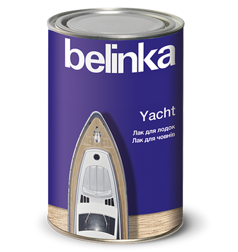 Яхтний лак Belinka Yacht, 0,9 л, безбарвний, глянсовий 64980 фото