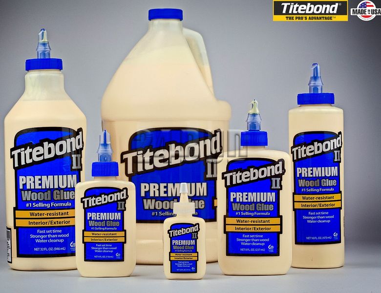 Клей для дерева Titebond II Premium Wood Glue, 37 мл, кремовий 60726078 фото